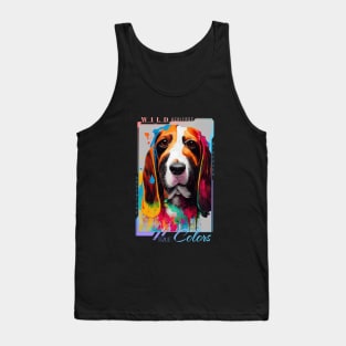 Vasset Hound Dog Pet Cute Adorable Animal Compagnon Tank Top